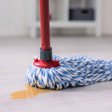 Vileda SuperMocio microfibre cotton mop with torsion wringer bucket (British brand)