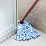 Vileda SuperMocio microfibre cotton mop with torsion wringer bucket (British brand)