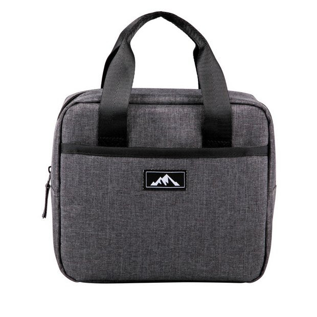 Home slate grey and black lunch bag, imported from the UK