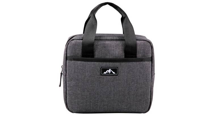 Home slate grey and black lunch bag, imported from the UK
