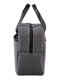 Home slate grey and black lunch bag, imported from the UK