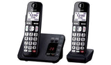 Argos Panasonic KX-TGE822EB Big Button Cordless Phone Twin- Buy online at McGrocer