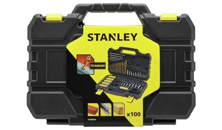 Stanley 100 piece drill bits, UK version