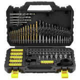 Stanley 100 piece drill bits, UK version