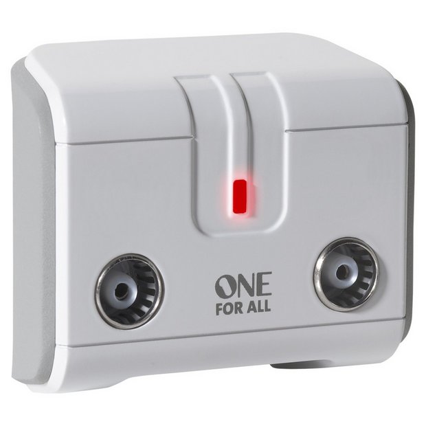One For All SV9602 2-way TV signal booster, imported from the UK