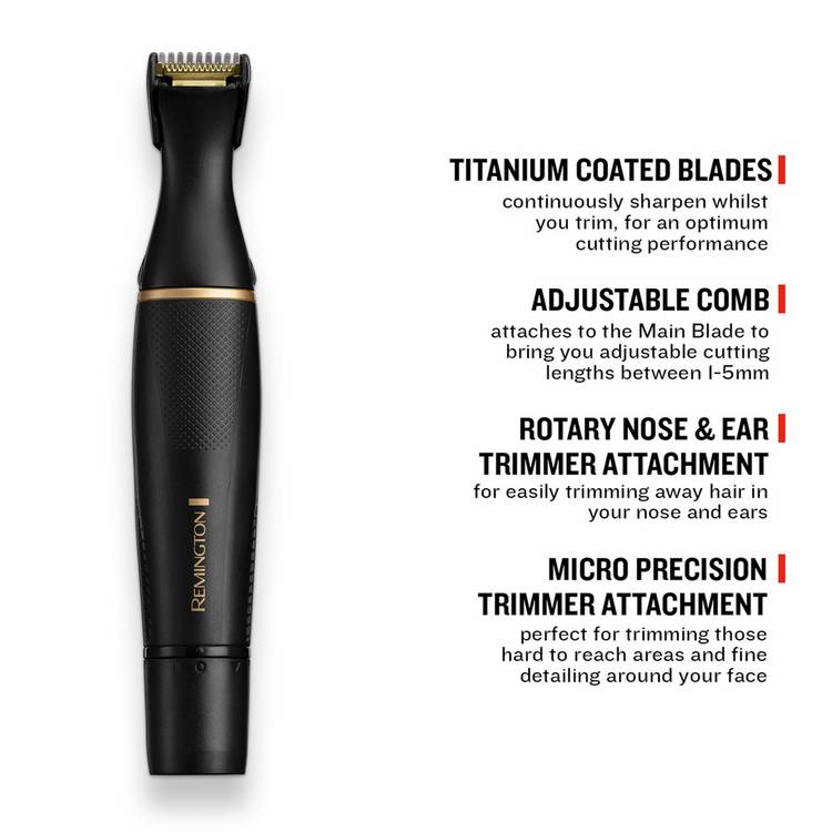 Remington T-Series Complete Detail Kit grooming tool, UK version