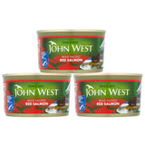 Saumon sauvage John West 3 x 216g, importé du Royaume-Uni