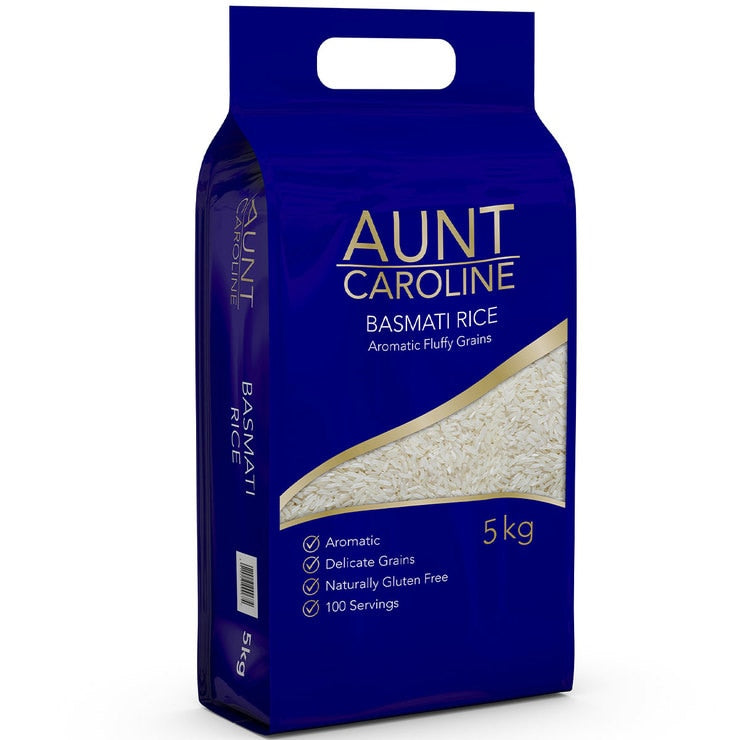 Aunt Caroline Basmati Rice 5kg - British product