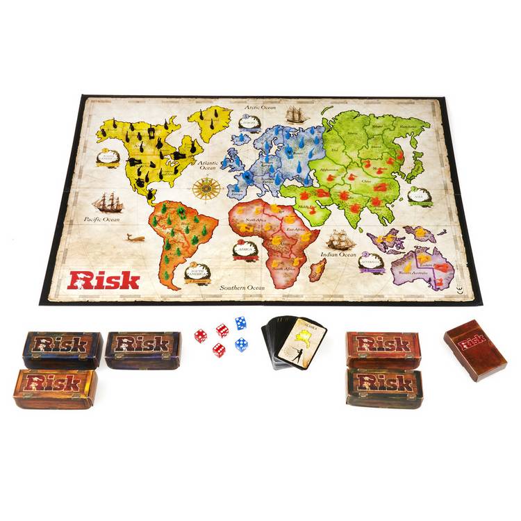 Risk strategy board game for children - British product