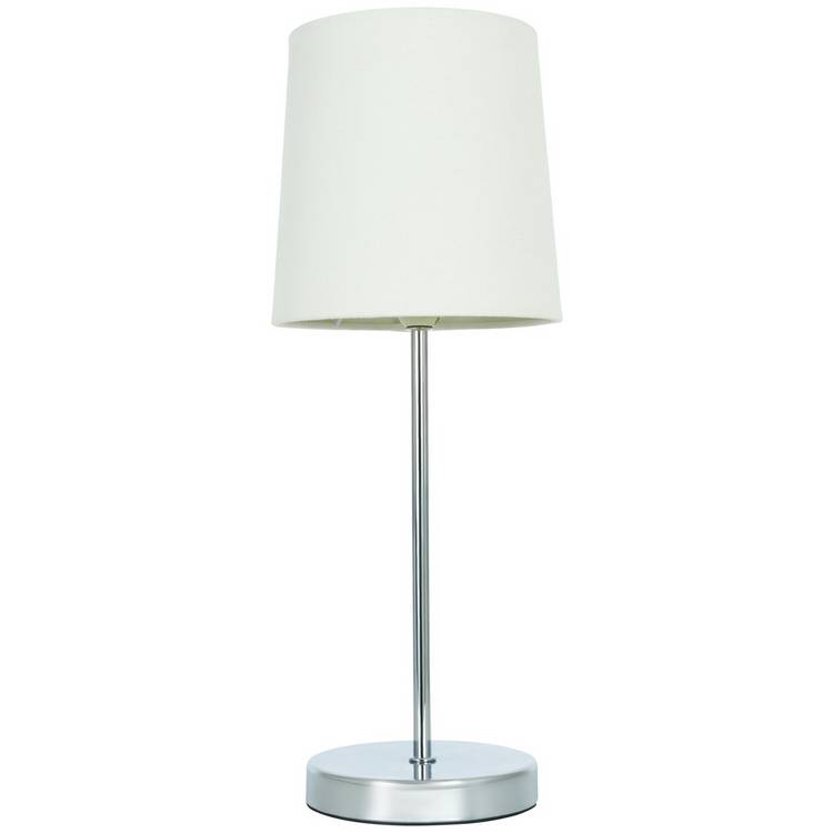 BHS touch table lamp chrome 40cm (British brand)