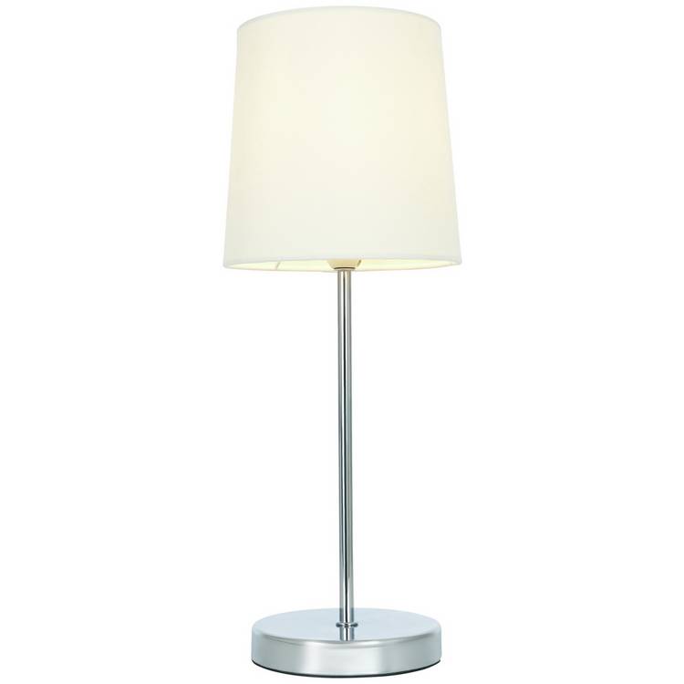 BHS touch table lamp chrome 40cm (British brand)