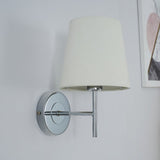 BHS wall light chrome and natural - British product