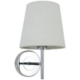 BHS wall light chrome and natural - British product
