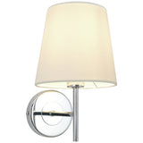 BHS wall light chrome and natural - British product