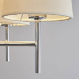 BHS Louisa semi flush ceiling light white chrome - British product