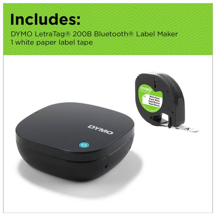 Dymo Letra Tag 200B label printer, imported from the UK