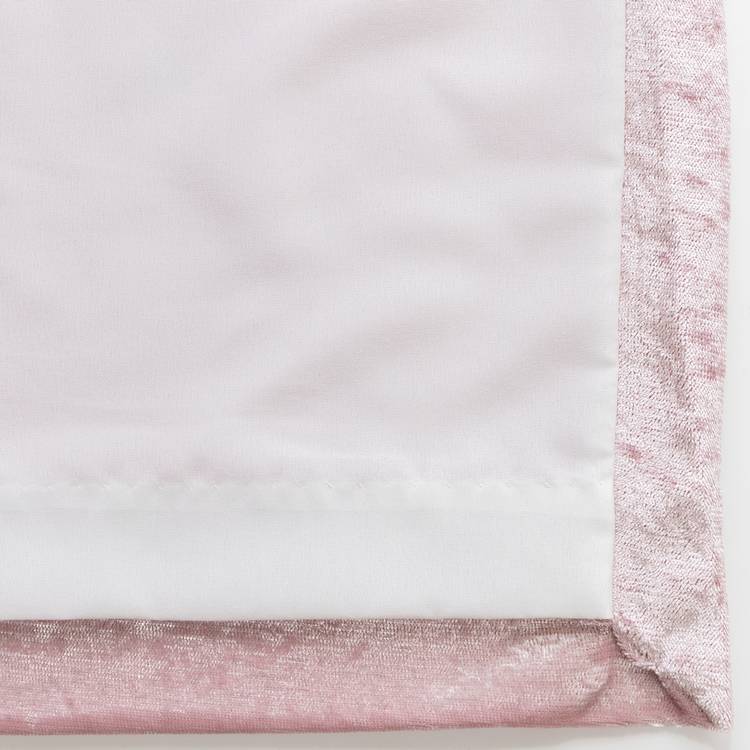 Argos Home blush velvet eyelet curtains 168x183cm - British product