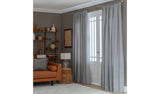 Argos Habitat Herringbone Fully Lined Pencil Pleat Curtains - Grey - 117cm x 137cm- Buy online at McGrocer
