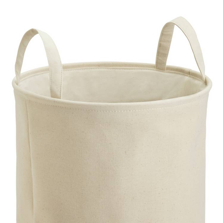 Argos Home cream laundry bag 60L (British brand)