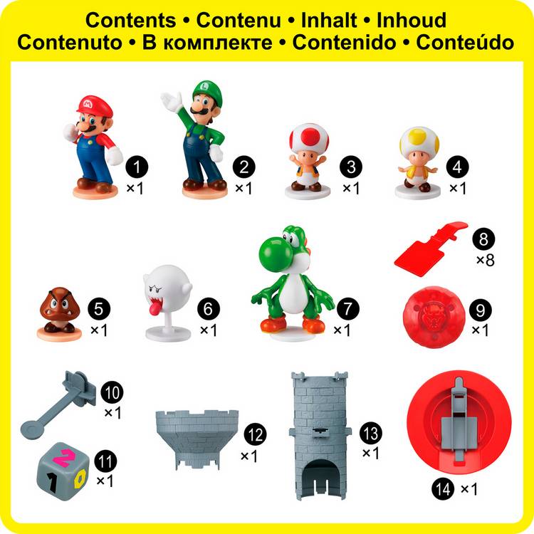 Super Mario Blow Up Shaky Tower stacking game, UK version