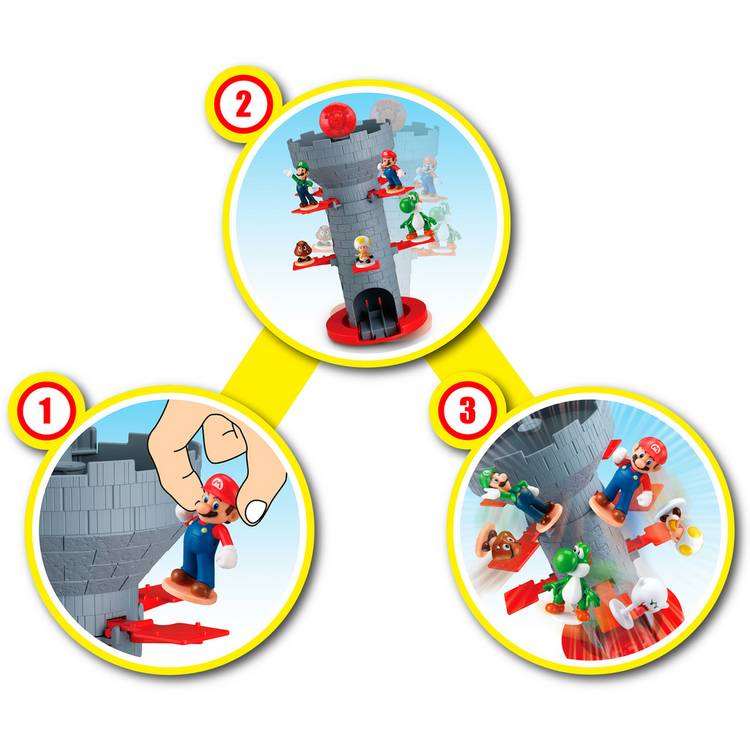 Super Mario Blow Up Shaky Tower stacking game, UK version