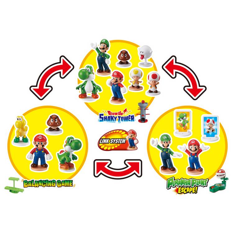 Super Mario Blow Up Shaky Tower stacking game, UK version