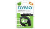 Dymo LetraTag paper tape white 12mm x 4m - British product
