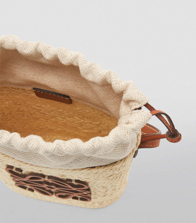 LOEWE Paula's Ibiza straw bucket bag, UK version