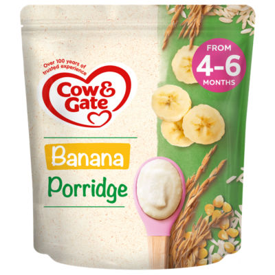 Cow & Gate banana porridge baby cereal 125g - British product