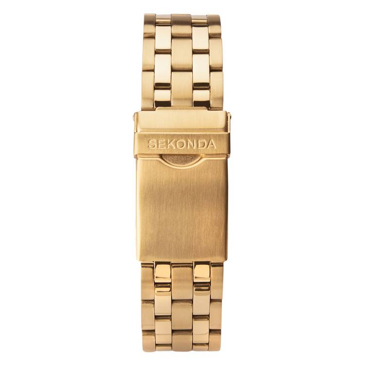 Sekonda Classique men's gold plated bracelet watch, UK version