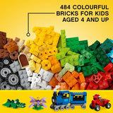 LEGO Classic Medium Creative Brick Box 484 pieces, imported from the UK