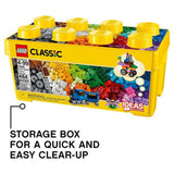 LEGO Classic Medium Creative Brick Box 484 pieces, imported from the UK