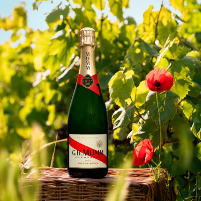 G.H. Mumm Cordon Rouge Brut Champagne 750ml - British product