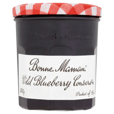 Bonne Maman wild blueberry conserve 370g jar (British brand)