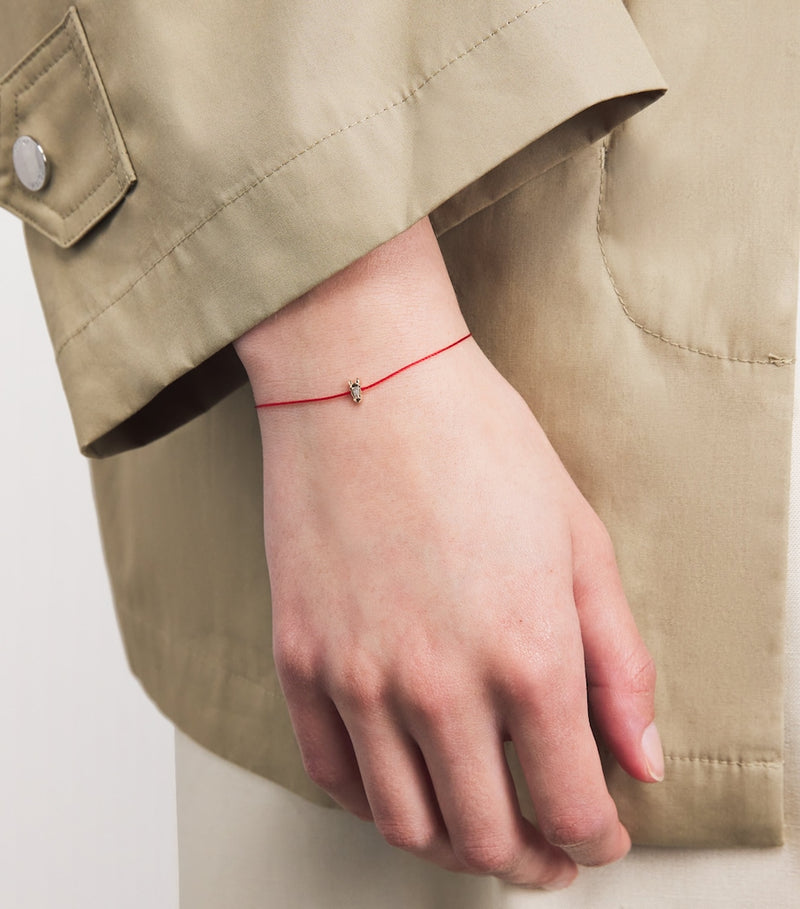 Redline rose gold diamond Chinese New Year bracelet, imported from the UK