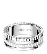 Harrods Boucheron Quatre Double White Edition White Gold Ring- Buy online at McGrocer