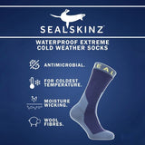 Sealskinz waterproof extreme cold weather mid socks (British brand)
