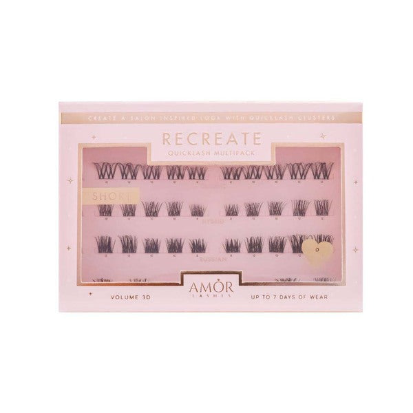 House of Amor mixed false lashes short clusters, UK version