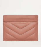 Saint Laurent Cassandre card holder in Nappa leather, imported from the UK