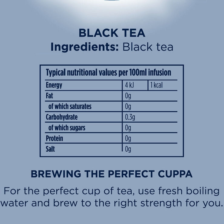Tetley black tea bags 1100 pack (British brand)