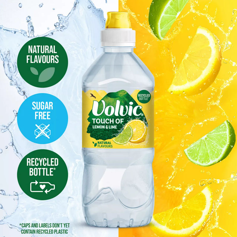 Volvic Still Flavoured Water Lemon & Lime 750ml (British brand)