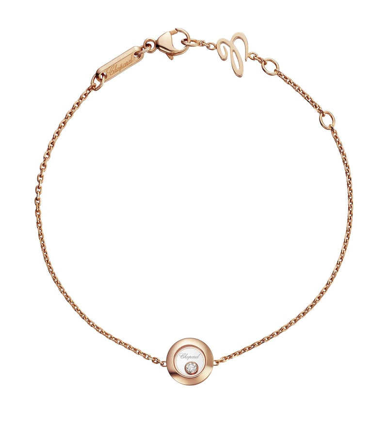 Chopard Happy Diamonds rose gold diamond bracelet - British product