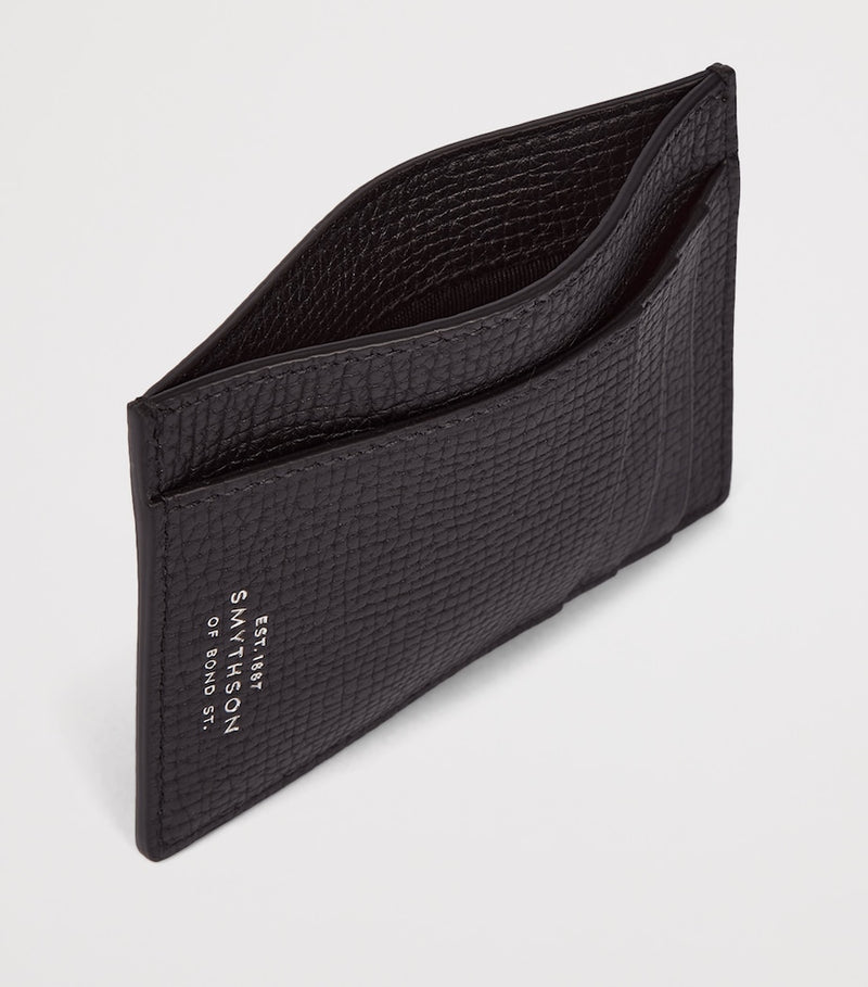 Smythson Ludlow calfskin card holder H8.5cm, imported from the UK