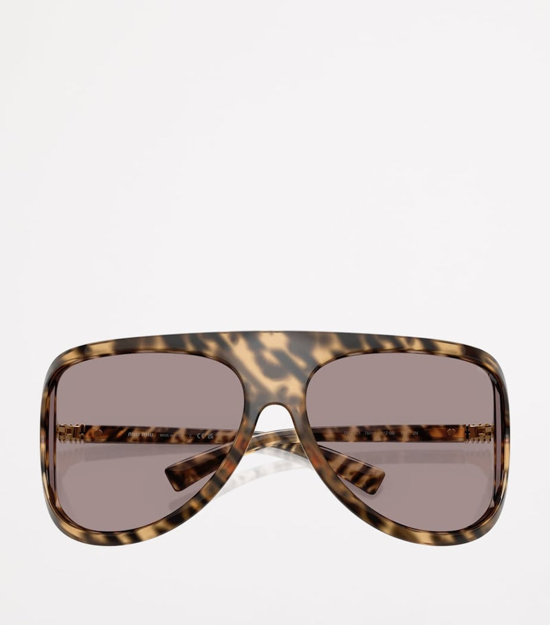 Miu Miu designer aviator plastic sunglasses - British product