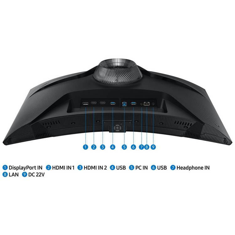 Samsung Odyssey G6 gaming monitor 27 inch (British brand)
