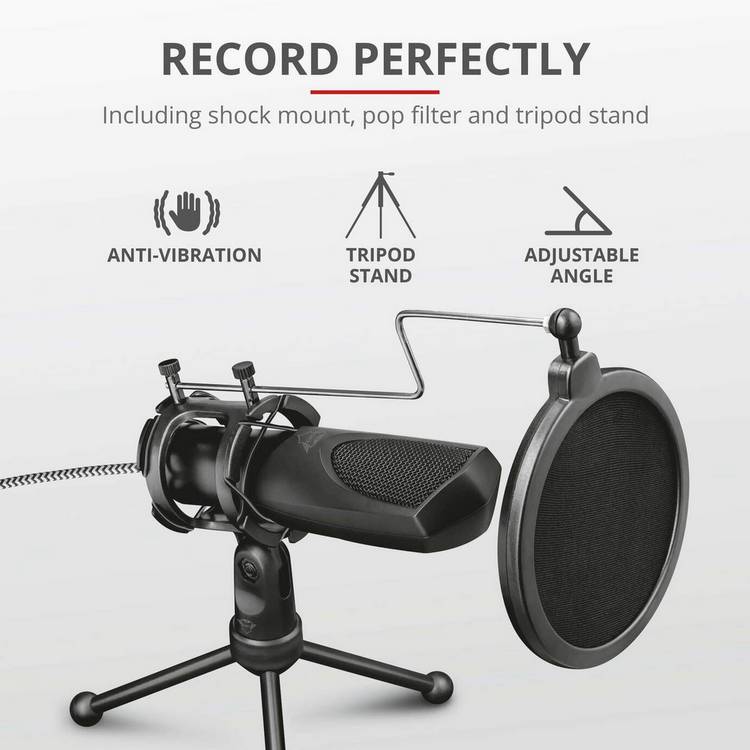 GXTrust GXT 232 Mantis streaming microphone, imported from the UK