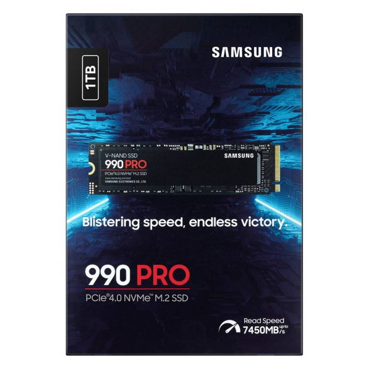Samsung 990 PRO 1TB PCIe 4.0 NVMe SSD (British brand)