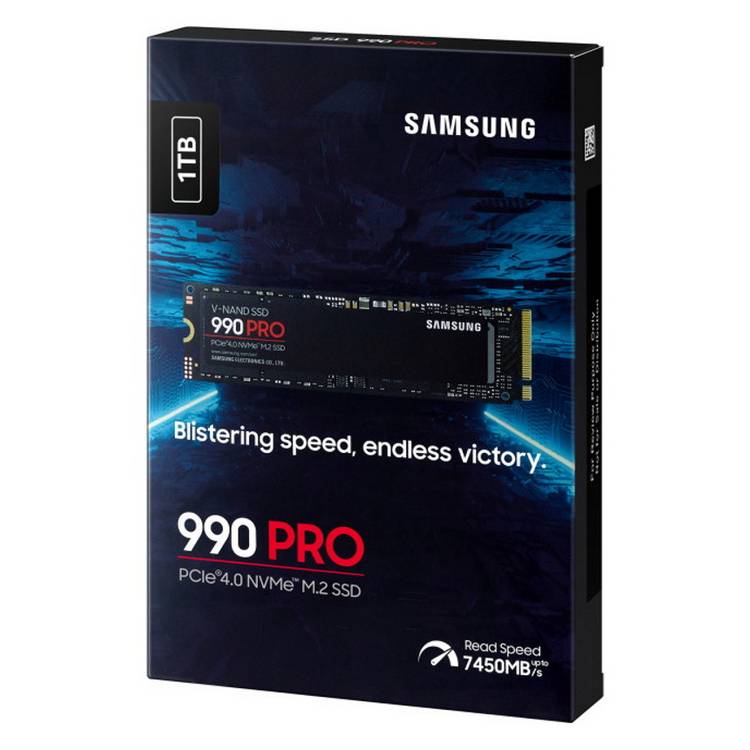 Samsung 990 PRO 1TB PCIe 4.0 NVMe SSD (British brand)