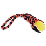 Petface Strong Tennis Ball Rope Dog Toy Set (British brand)
