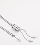 MARLI New York white gold diamond cravat necklace 90cm - British product